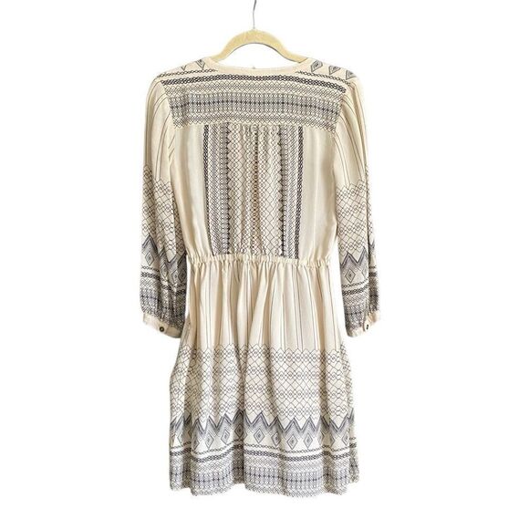 NWOT Anthropologie Floreat Pierre V Neck Crochet Tassels Dress Boho size 2 XS - Picture 5 of 9